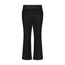 Cropped Wool Flare Trouser with Slit - Marina Moscone