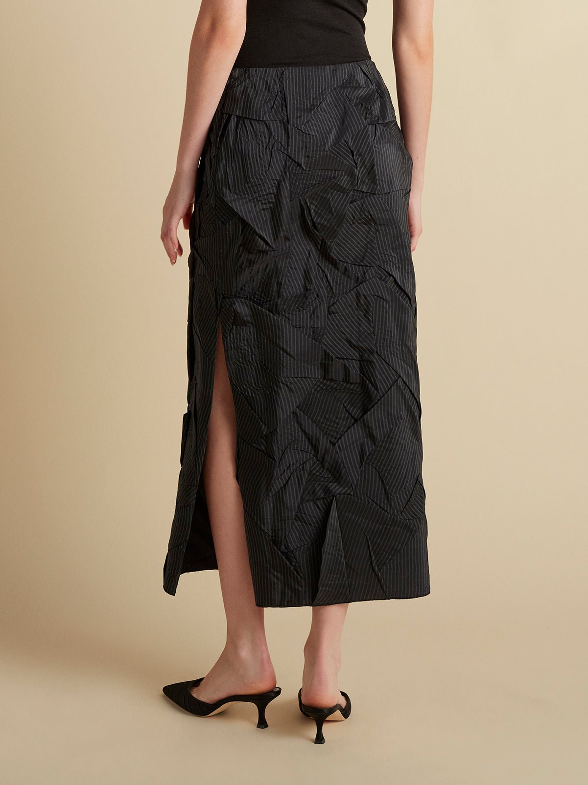 Crushed Pinstripe Tubino - Marina Moscone