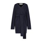 Double Faced Wool Cocoon Coat - Marina Moscone