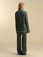 Drawstring Satin Twill Pant - Marina Moscone