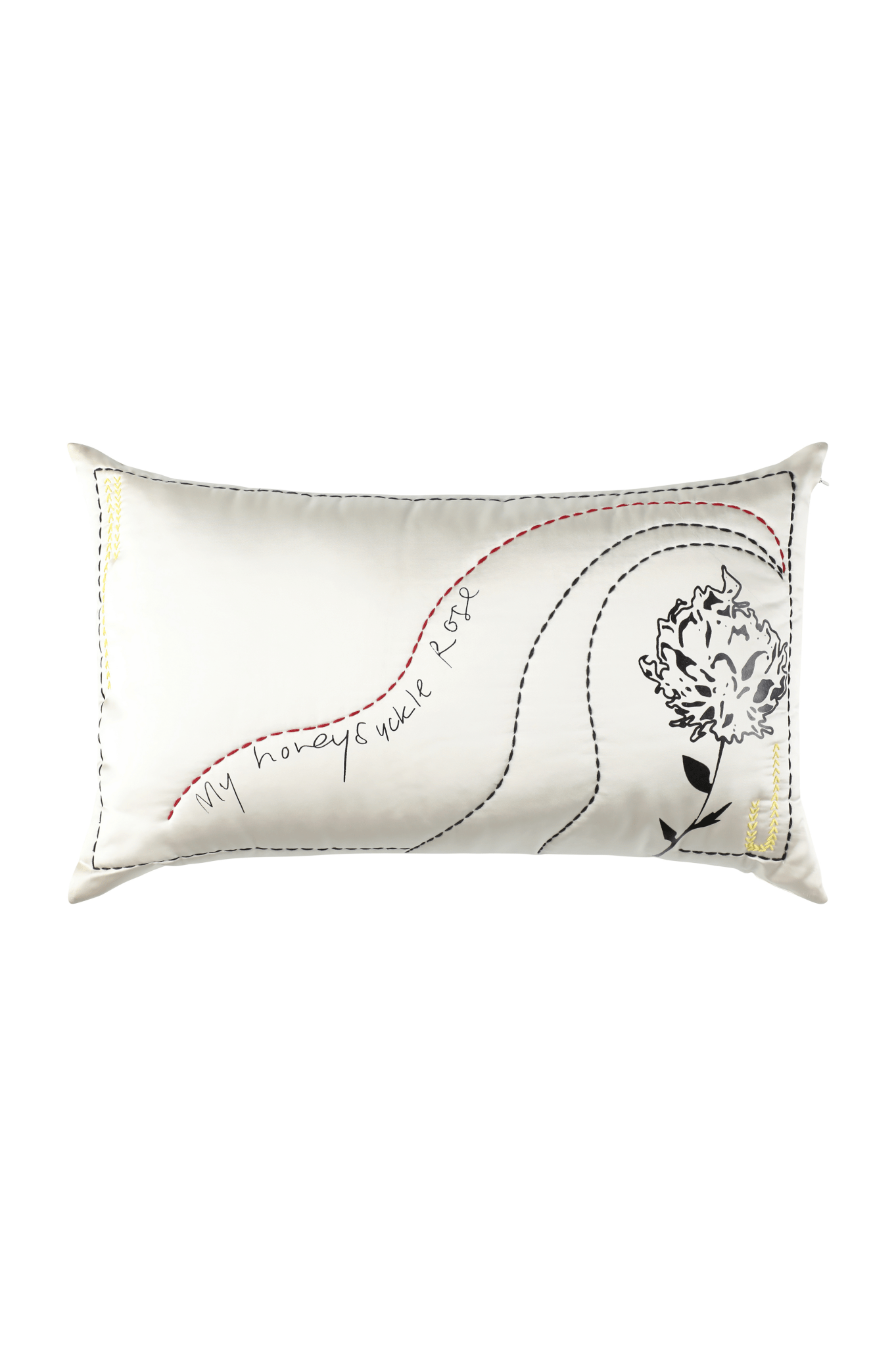 Embroidered Throw Pillow - Marina Moscone