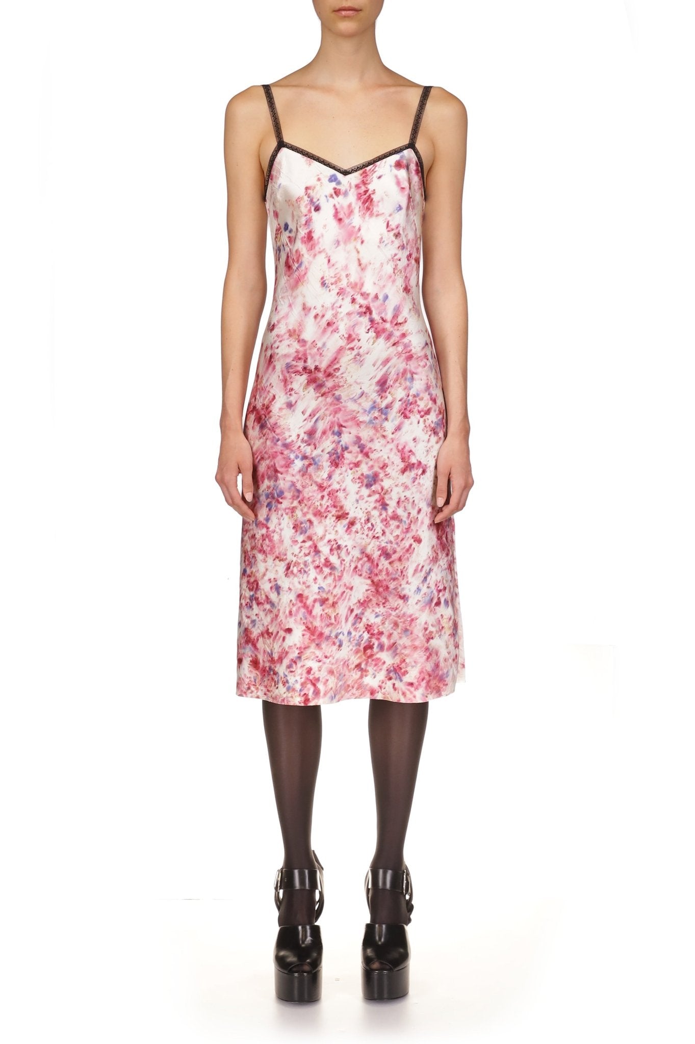 Floral Tech Slipdress - Marina Moscone