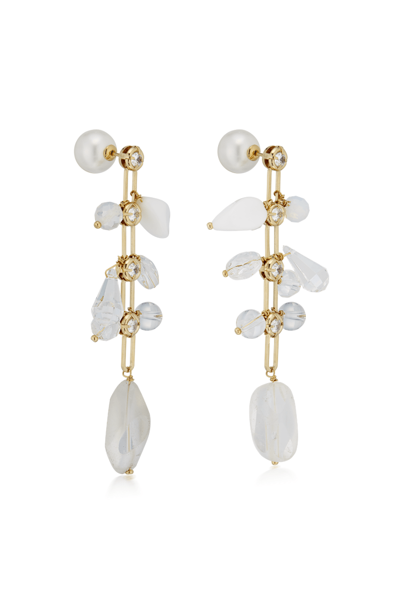 Gold Chandelier Earrings - Marina Moscone