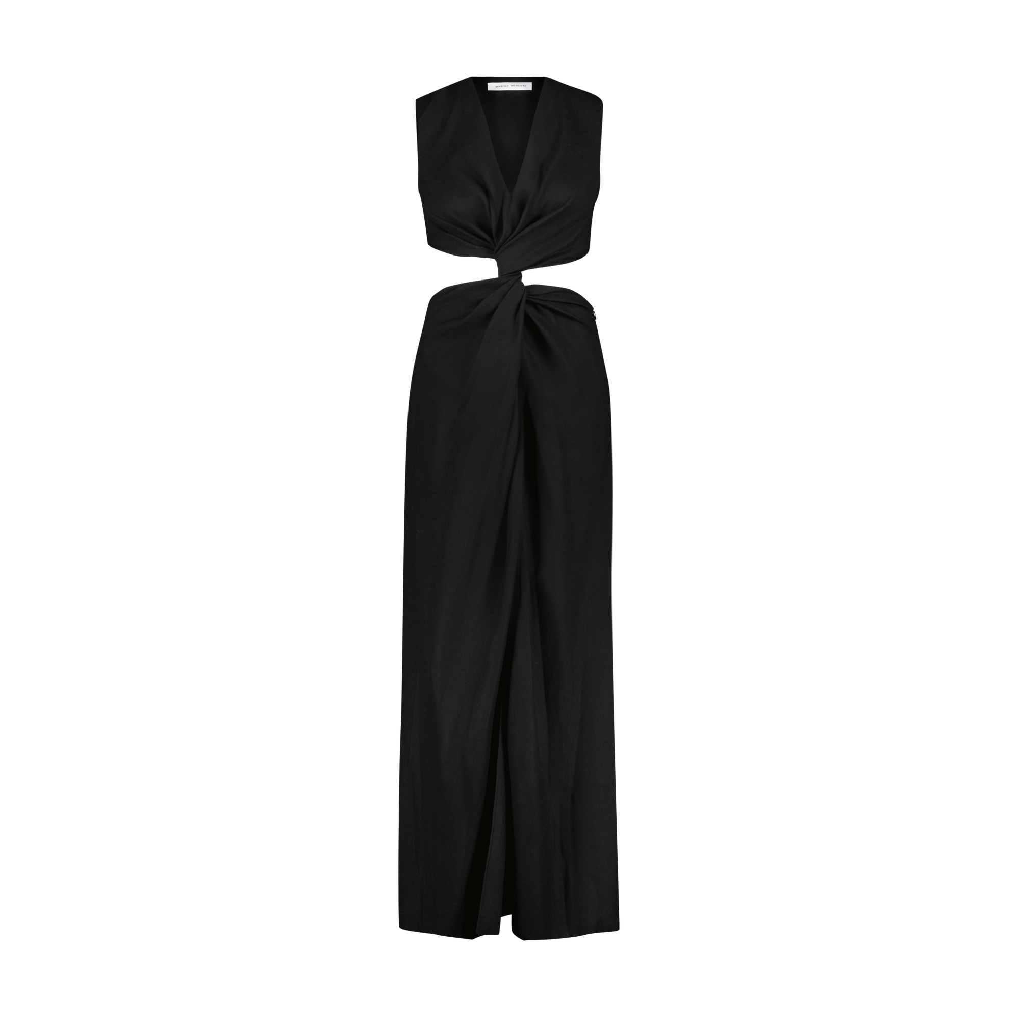 Lightweight Wool Twist Dress - Marina Moscone