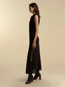 Lightweight Wool Twist Panelled Dress - Marina Moscone