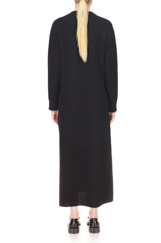 Long Sleeve Multiway Cashmere Wool Sheath - Marina Moscone