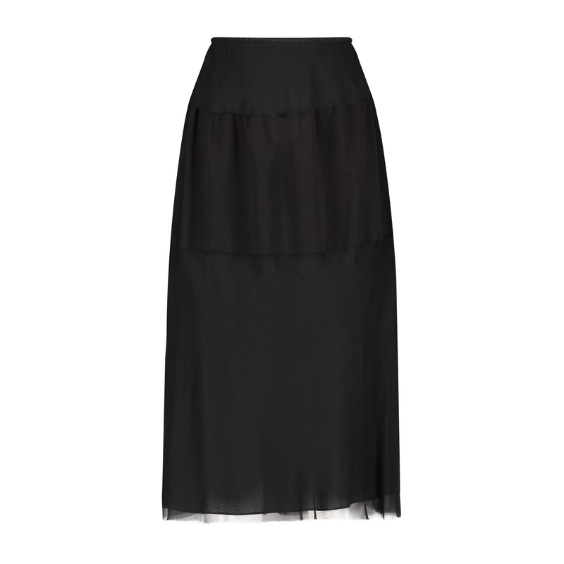 Mini Bonded Bias Jersey Skirt - Marina Moscone