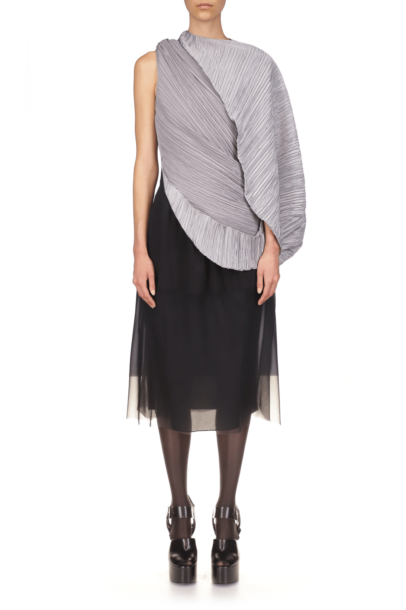 Mini Bonded Bias Jersey Skirt - Marina Moscone