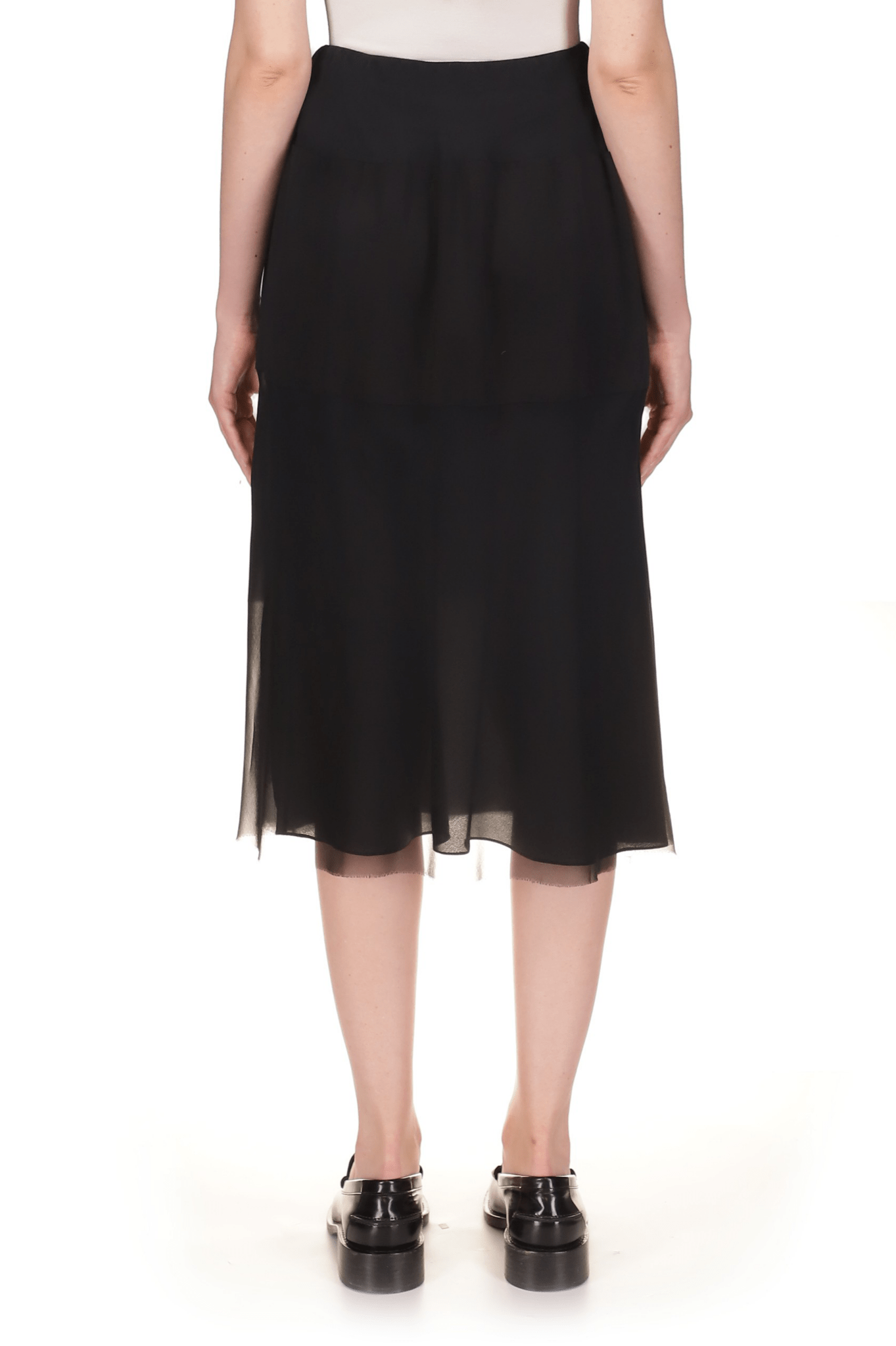 Mini Bonded Bias Jersey Skirt - Marina Moscone