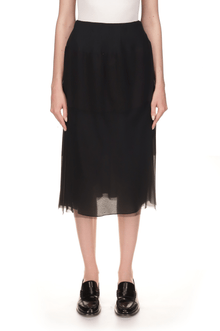 Mini Bonded Bias Jersey Skirt - Marina Moscone