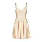 Mini Satin Swing Dress - Marina Moscone