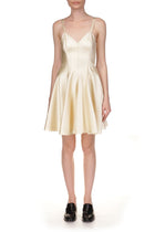 Mini Satin Swing Dress - Marina Moscone