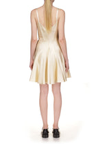 Mini Satin Swing Dress - Marina Moscone