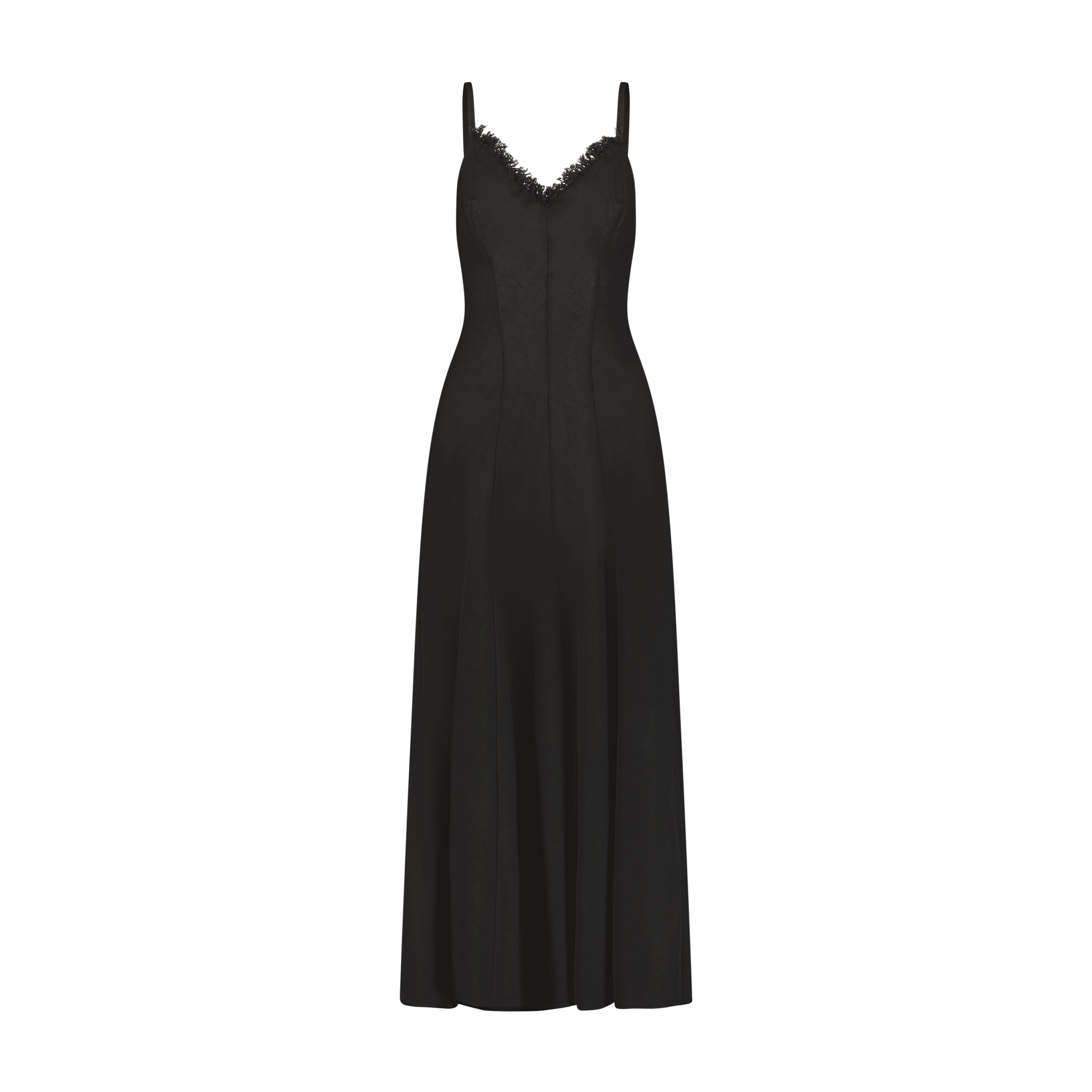 Panelled Lightweight Wool Swing Dress - Marina Moscone