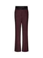 Relaxed Wool Trouser with Raw Edge Detail - Marina Moscone