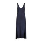 Satin Bias Slipdress with Cowl Back - Marina Moscone