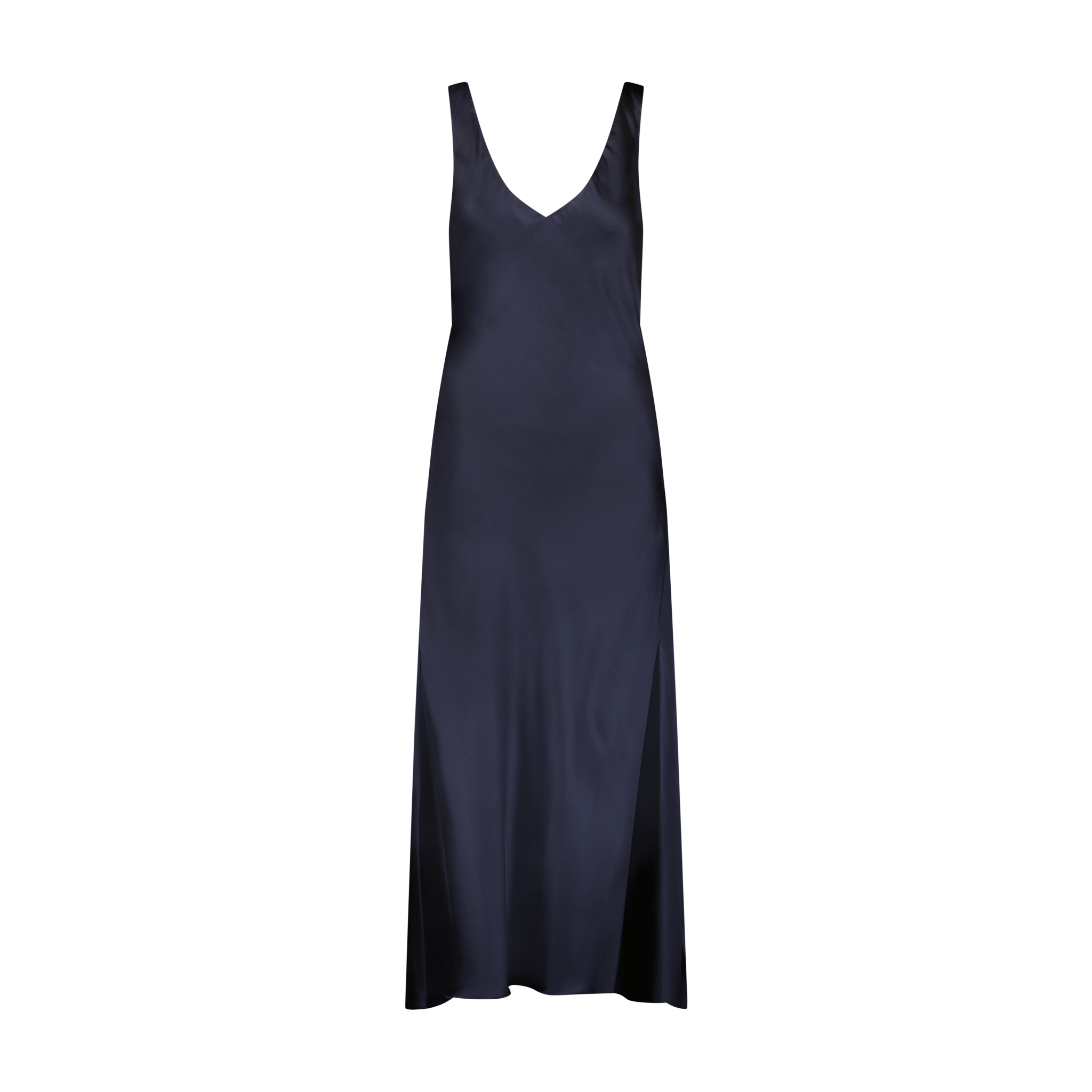 Satin Bias Slipdress with Cowl Back - Marina Moscone