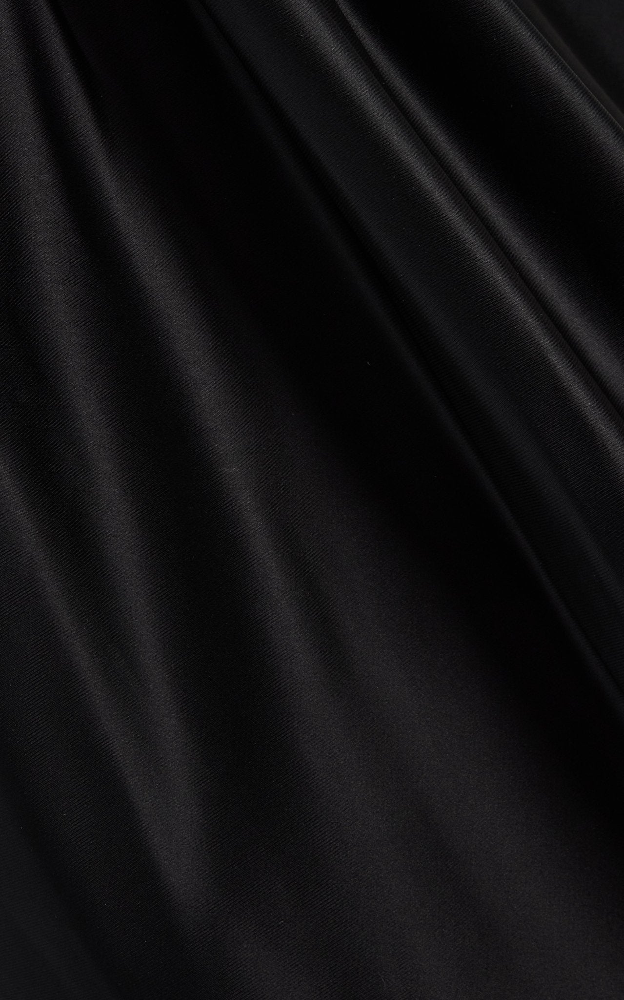 Satin Sheath with Draped Neckline - Marina Moscone