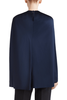 Satin Viscose Twist Capelet - Marina Moscone