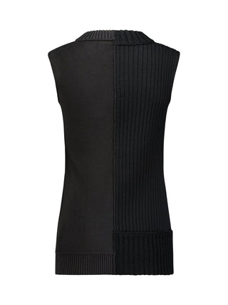 Sleeveless Patchwork Pullover - Marina Moscone