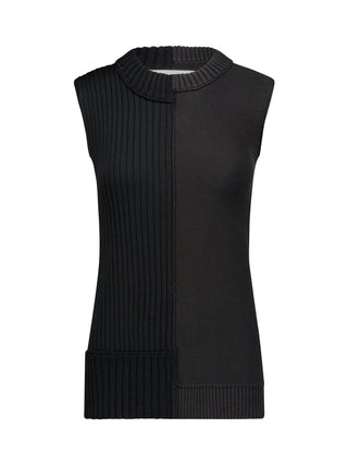 Sleeveless Patchwork Pullover - Marina Moscone