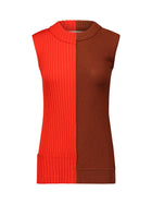 Sleeveless Patchwork Pullover - Marina Moscone