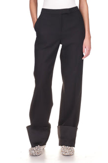 Straight Cuff Tailored Trouser - Marina Moscone