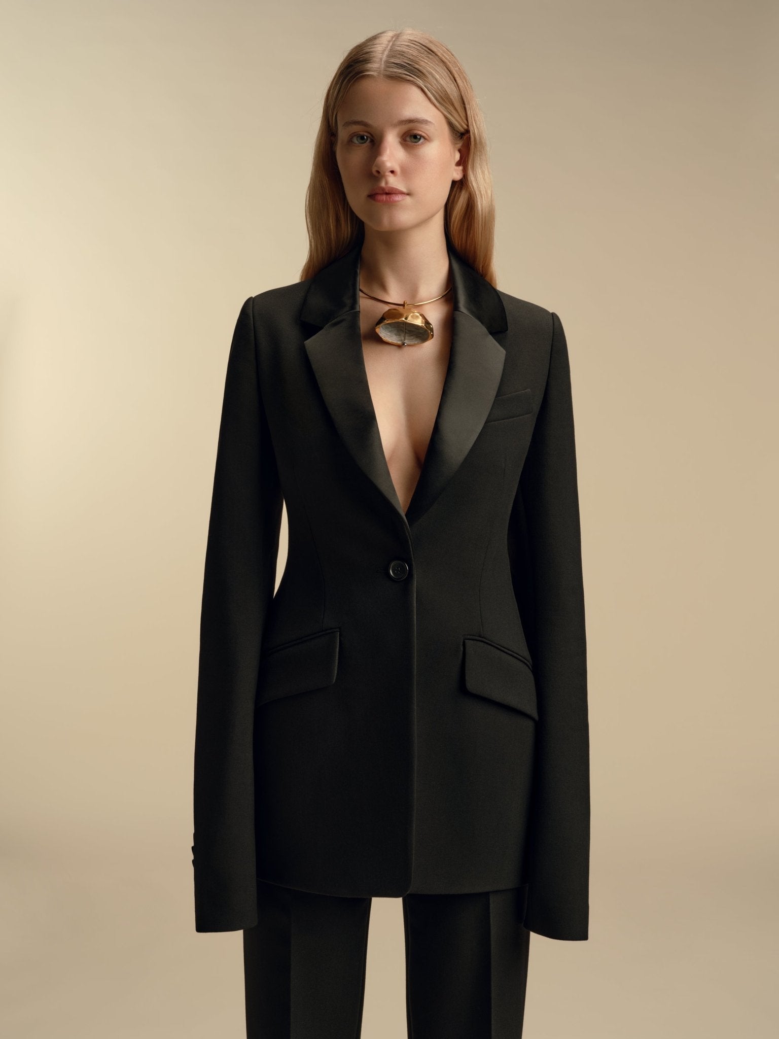 Tailored Basque Blazer - Marina Moscone