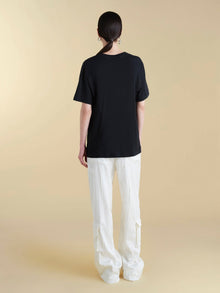 U - Neck Cotton Boyfriend T-Shirt - Marina Moscone