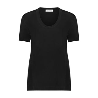 U - Neck Cotton Boyfriend T - Shirt - Marina Moscone