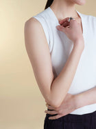 U - Neck Cotton Tank - Marina Moscone