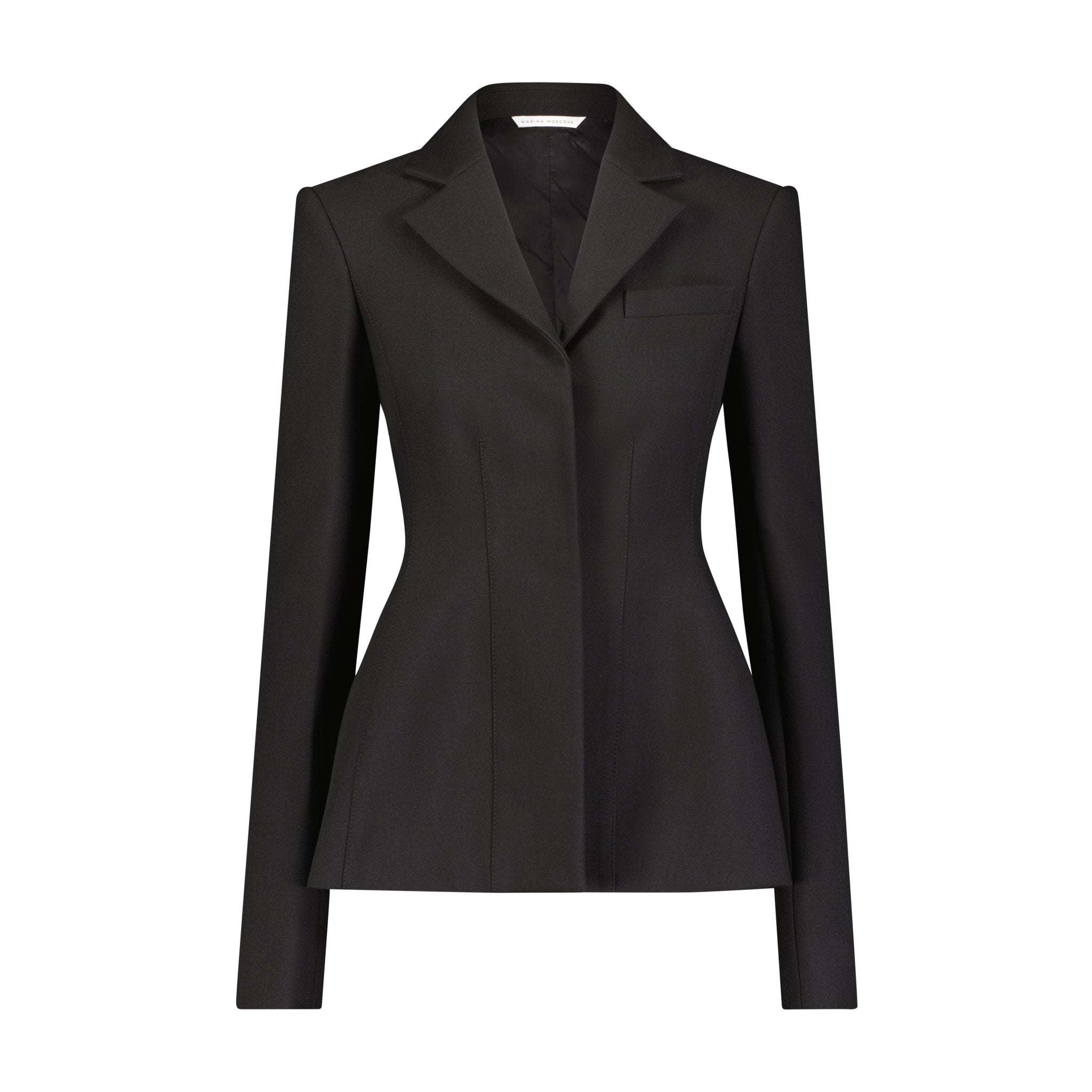 Waisted Basque Blazer - Marina Moscone