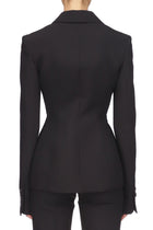 Waisted Basque Blazer - Marina Moscone