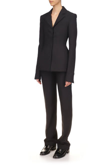 Waisted Basque Blazer - Marina Moscone