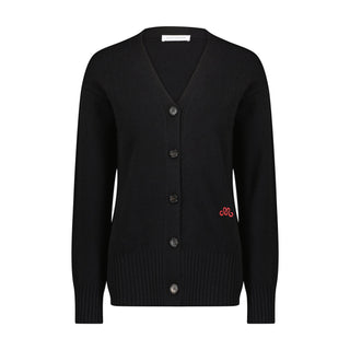 Waisted Cashmere Wool Cardigan - Marina Moscone