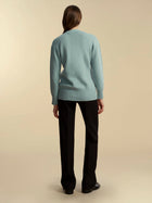 Waisted Cashmere Wool Cardigan - Marina Moscone