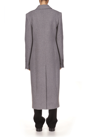 Wool Melangé Car Coat - Marina Moscone